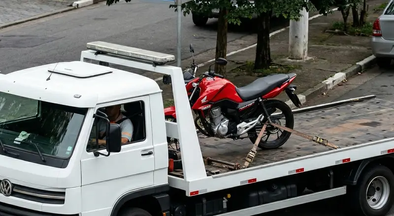 Reboque de moto em Itajaí – guincho especializado para motocicletas